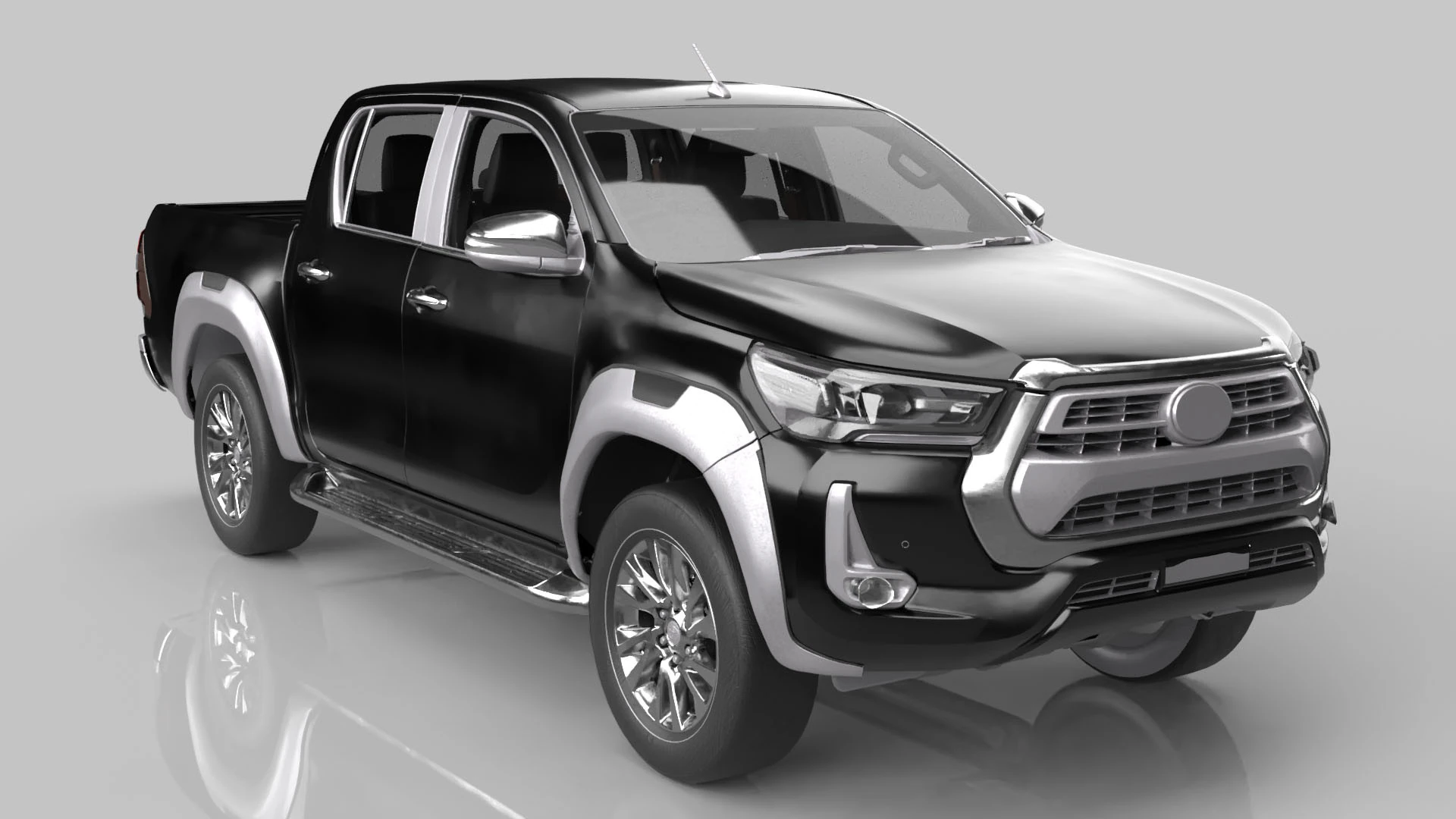 4x4 Off Road Car 3D Model .c4d .max .obj .3ds .fbx .stl .blend