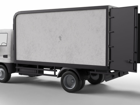 Truck Vehicle Gameready 3D Model