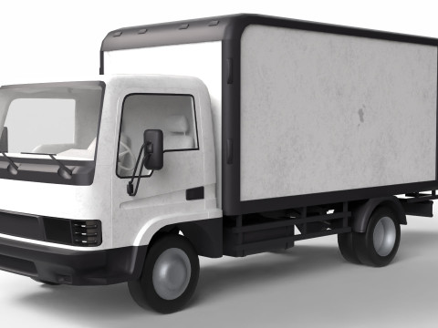 Truck Vehicle Gameready 3D Model