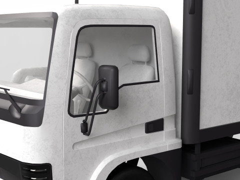 Truck Vehicle Gameready 3D Model