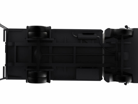 Truck Vehicle Gameready 3D Model