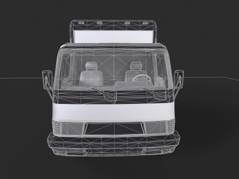 Truck Vehicle Gameready 3D Model