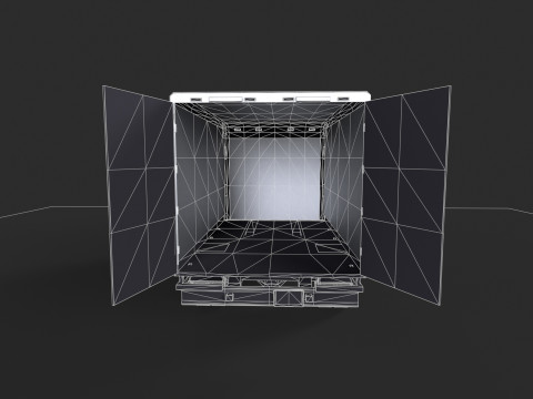 Truck Vehicle Gameready 3D Model