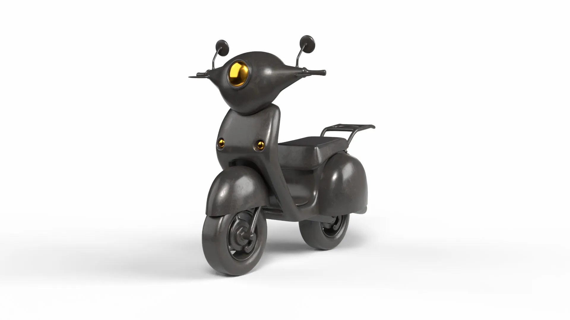 Mini Bike 3D Model .c4d .max .obj .3ds .fbx .stl .blend 
