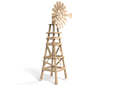 Windmill Object 3D Model