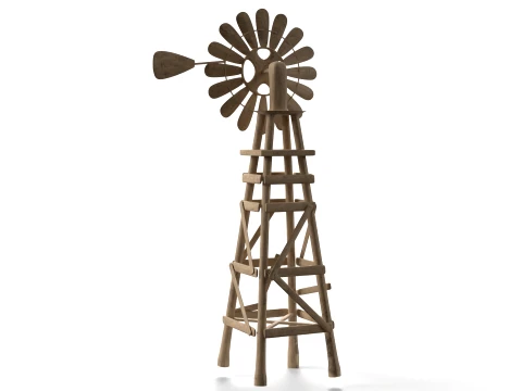Windmill Object 3D Model