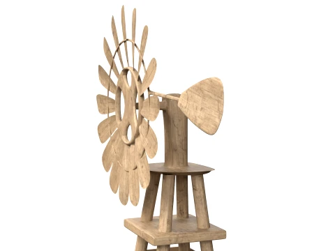 Windmill Object 3D Model