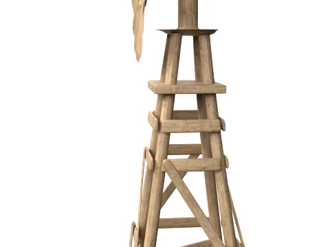 Windmill Object 3D Model