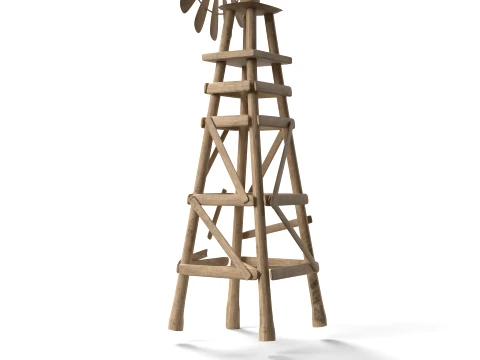 Windmill Object 3D Model
