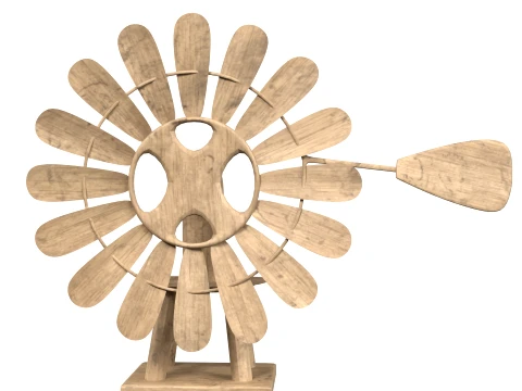 Windmill Object 3D Model