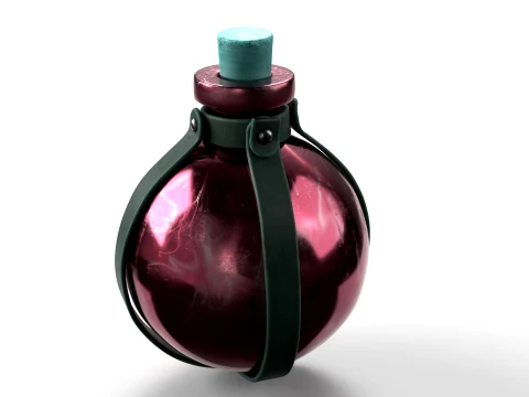 Small Bottle 3D Model