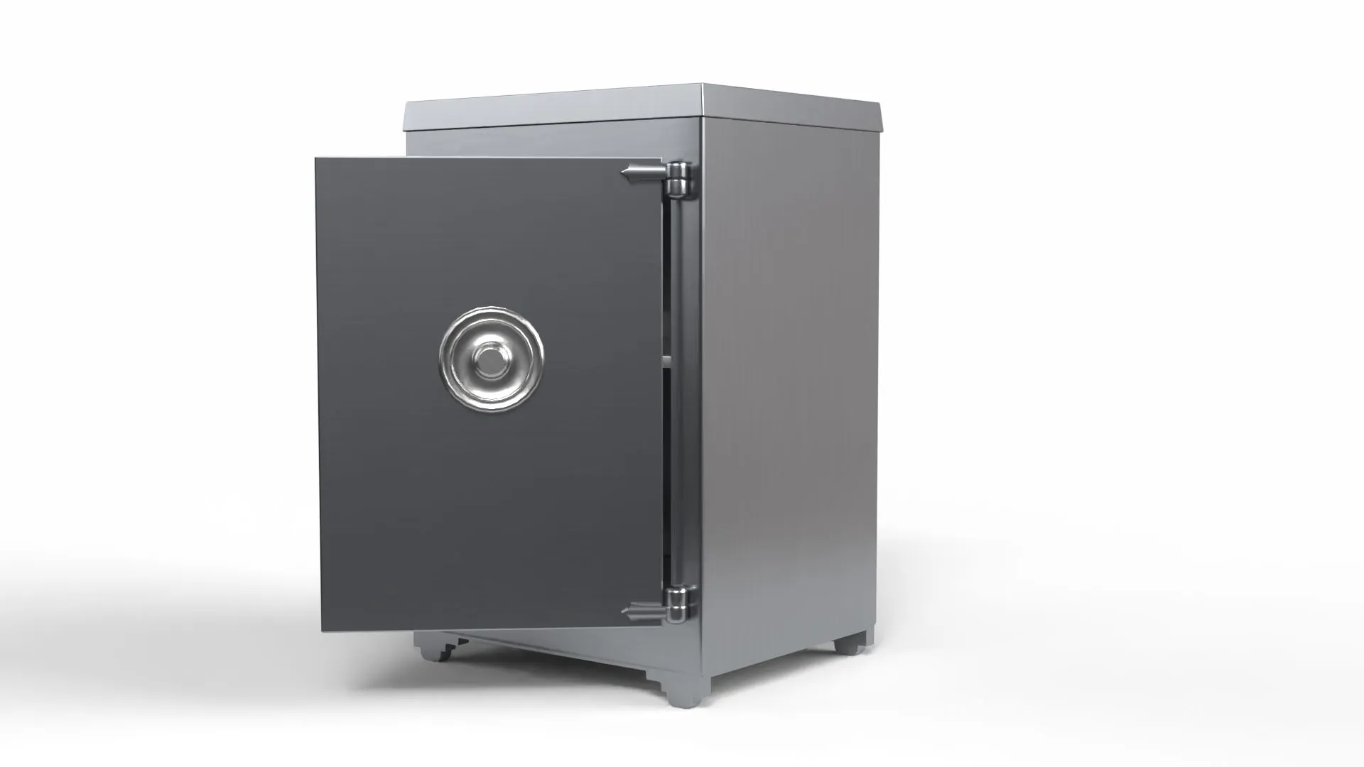 Security Safe 3D Model .c4d .max .obj .3ds .fbx .stl .blend 