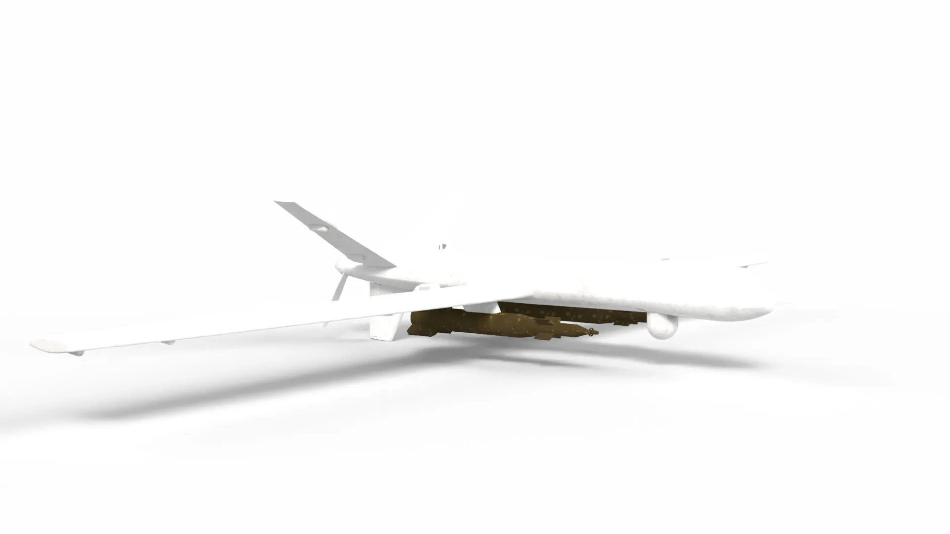 Reaper Plane 3D Model .c4d .max .obj .3ds .fbx .stl .blend