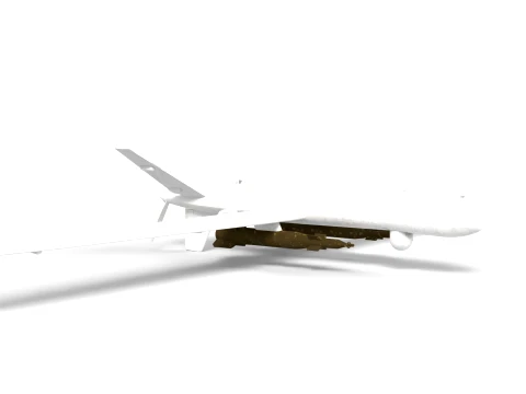 Avi&oacute;n segador Modelo 3D