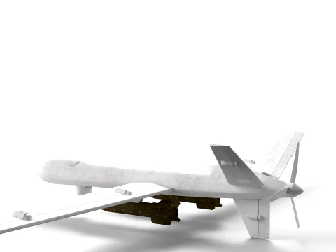 Reaper Plane 3D Model
