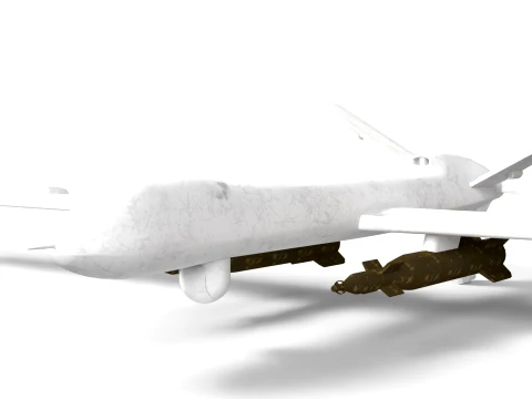 Reaper Plane 3D Model
