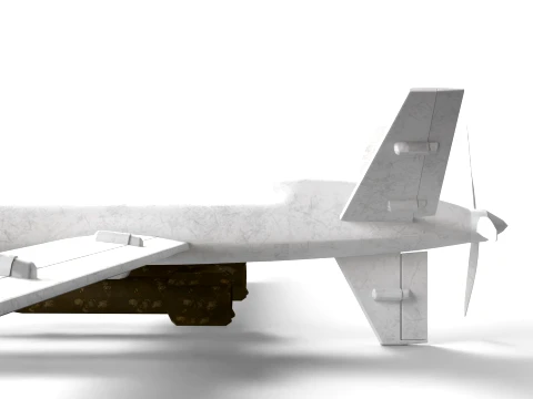 Reaper Plane 3D Model