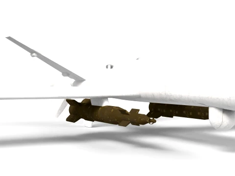 Reaper Plane 3D Model