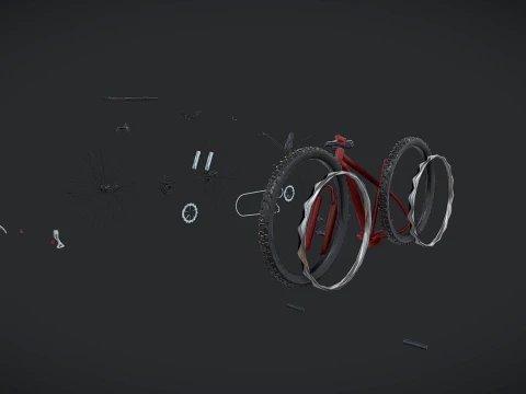 Mountain Bike 3D Model