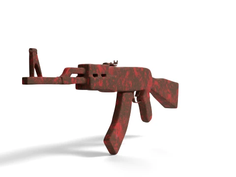 AK-47 Base Mesh 3D Model