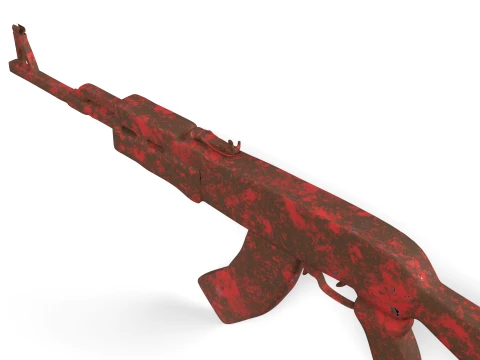 AK-47 Base Mesh 3D Model