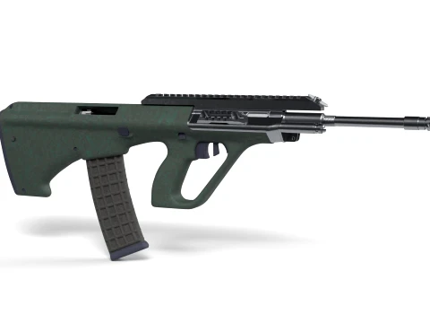 AUG Rifle 3D मॉडल