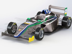 formula 4 racing car 3D 모델