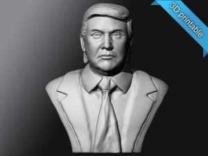 donald trump 3D प्रिंट मॉडल