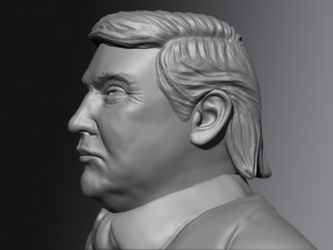 donald trump 3D प्रिंट मॉडल