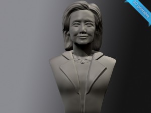 hillary clinton 3D प्रिंट मॉडल