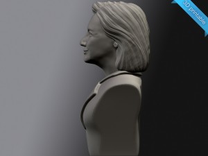 hillary clinton 3D प्रिंट मॉडल