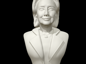 hillary clinton 3D Print Model