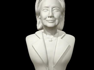 hillary clinton 3D Baskı Modeli