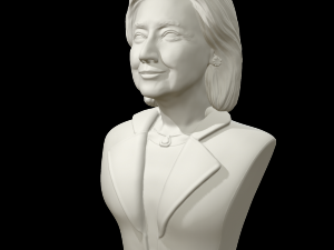 hillary clinton 3D प्रिंट मॉडल