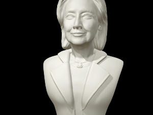 hillary clinton 3D प्रिंट मॉडल