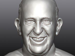 pope francis 3D 打印模型