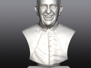 pope francis 3D 打印模型