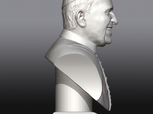 pope francis 3D 打印模型
