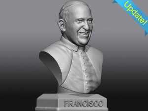 pope francis 3D 打印模型