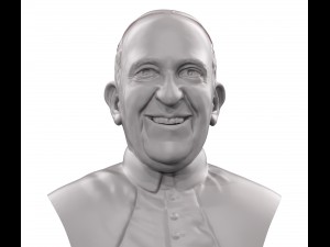 pope francis 3D 打印模型