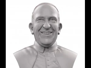 папа Франциск 3D Принт Модель