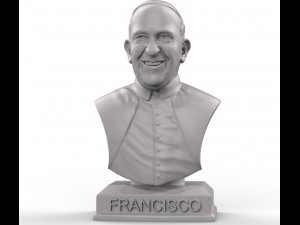 pope francis 3D 打印模型
