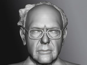 बर्नी सैंडर्स 3D प्रिंट मॉडल