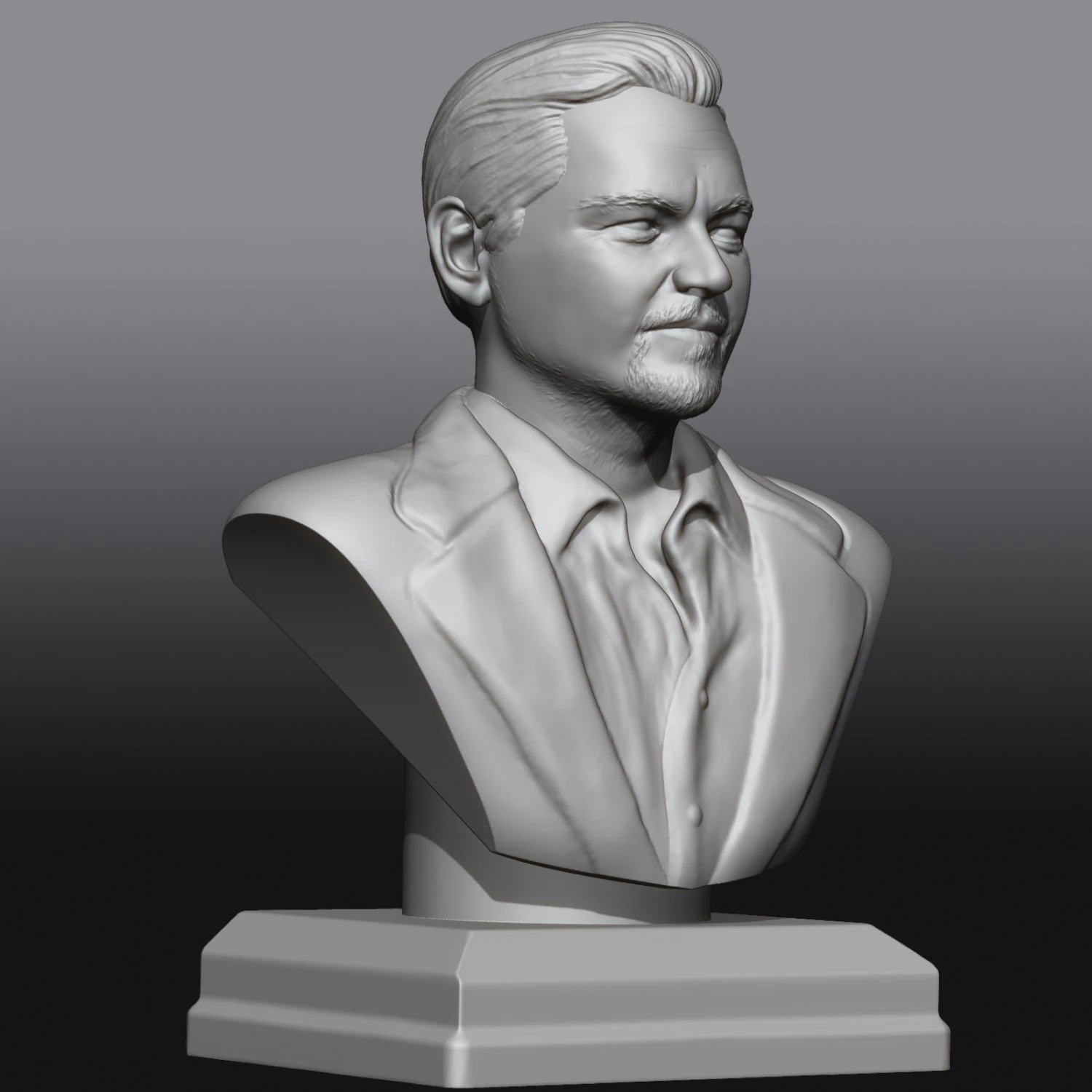 leonardo dicaprio 3D Print Model .c4d .max .obj .3ds .fbx .stl .blend 