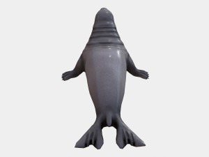 elephant seal low poly 3D 모델
