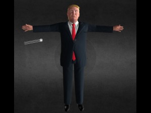 donald trump low poly Model 3D