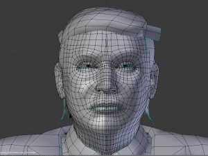 donald trump low poly Model 3D