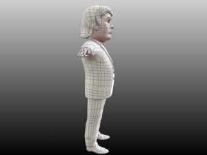 donald trump caricature 3D 模型