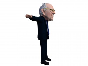 bernie sanders caricature 3D 모델