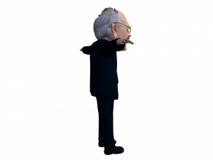 bernie sanders caricature 3D 모델